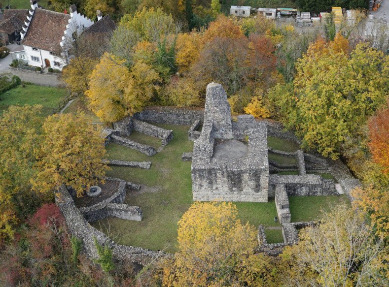Ruins of Alt-Regensberg Castle, Regensdorf, Switzerland, Switzerland